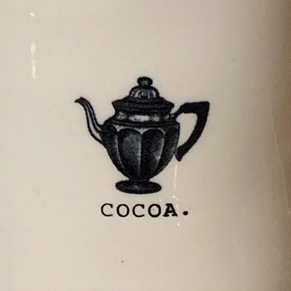 RAE DUNN Cider I Tea I Cocoa ICON Coffee Mugs Pottery ARTISAN Collection MAGENTA - Picture 3 of 7